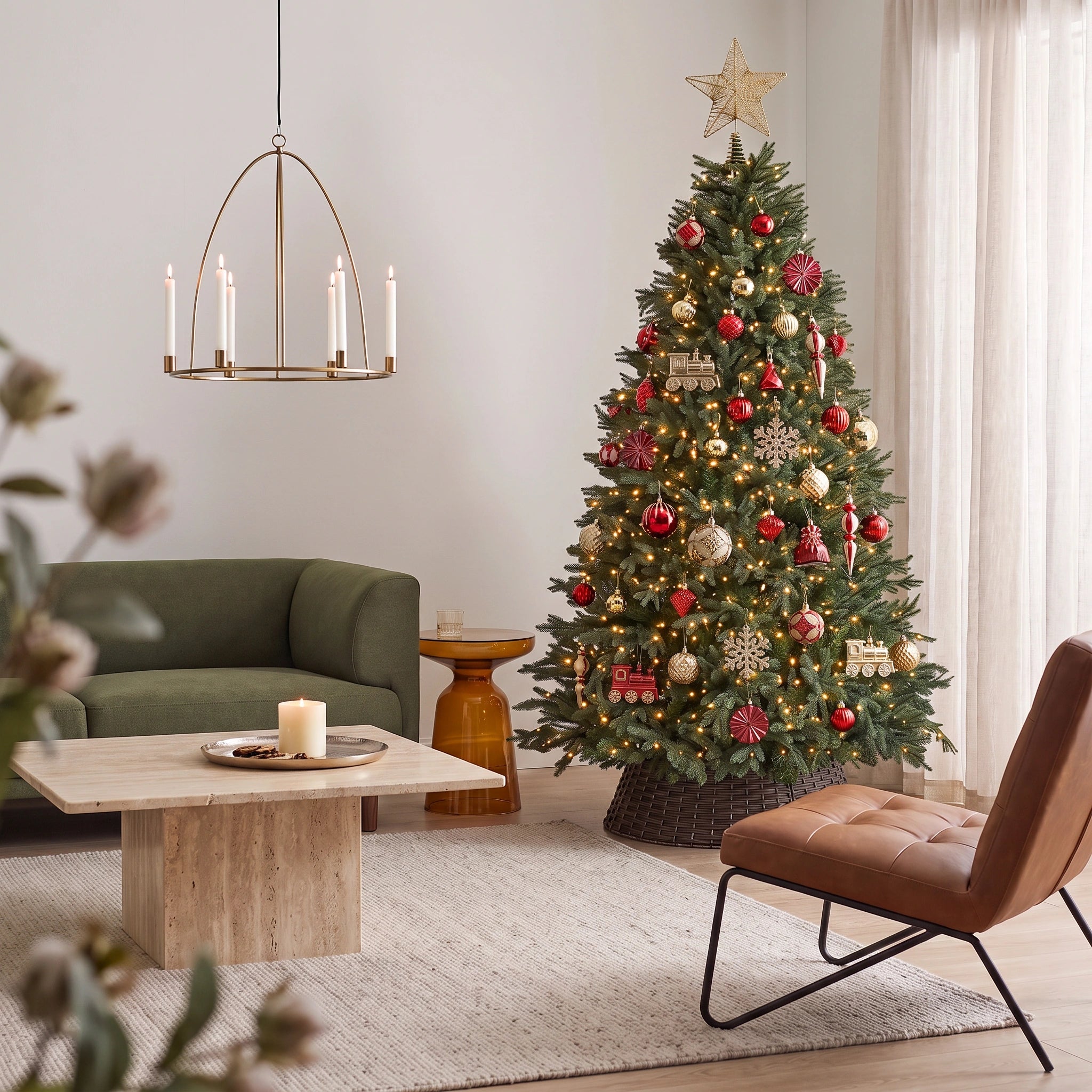 Pre-Lit Trees