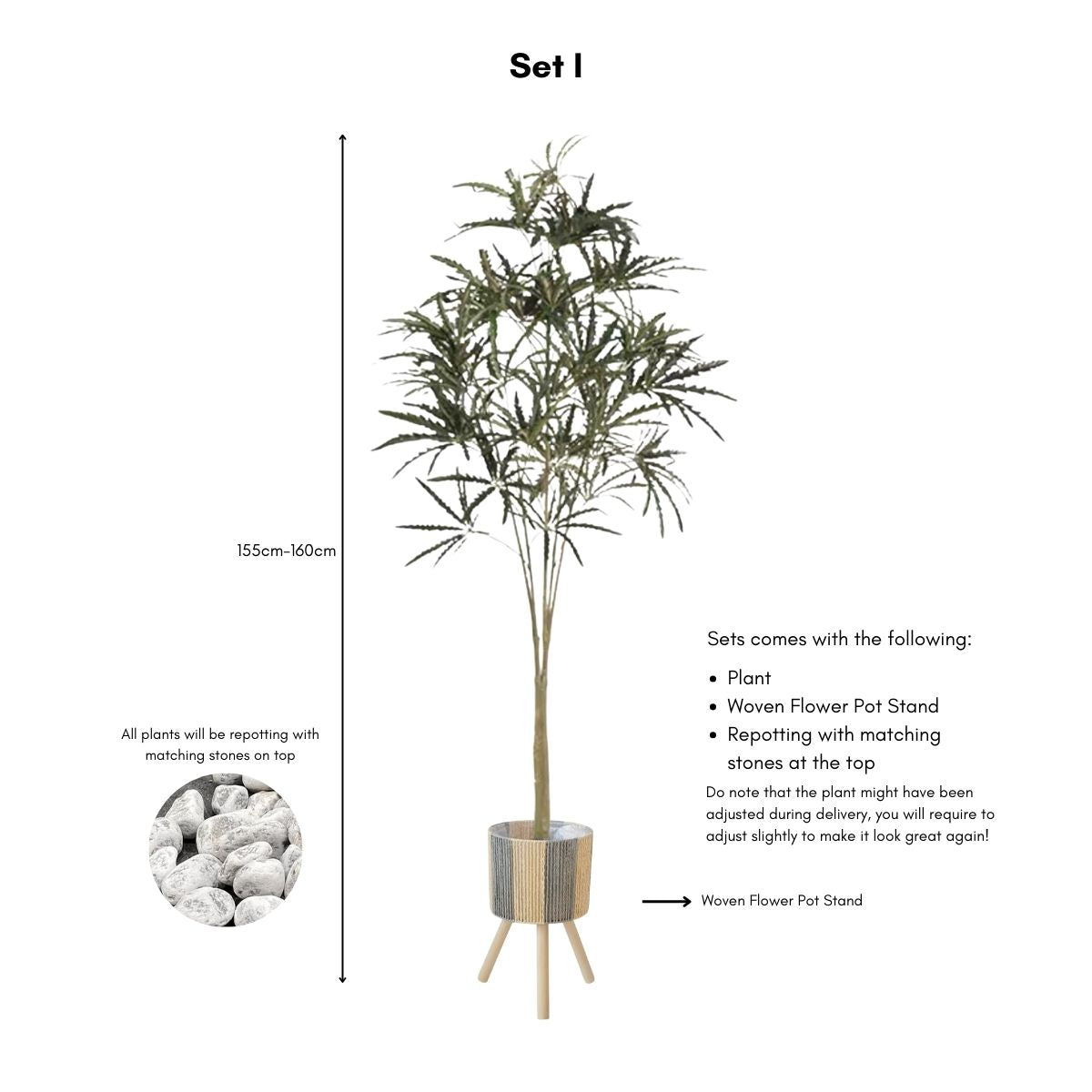 Faux False Aralia Plant