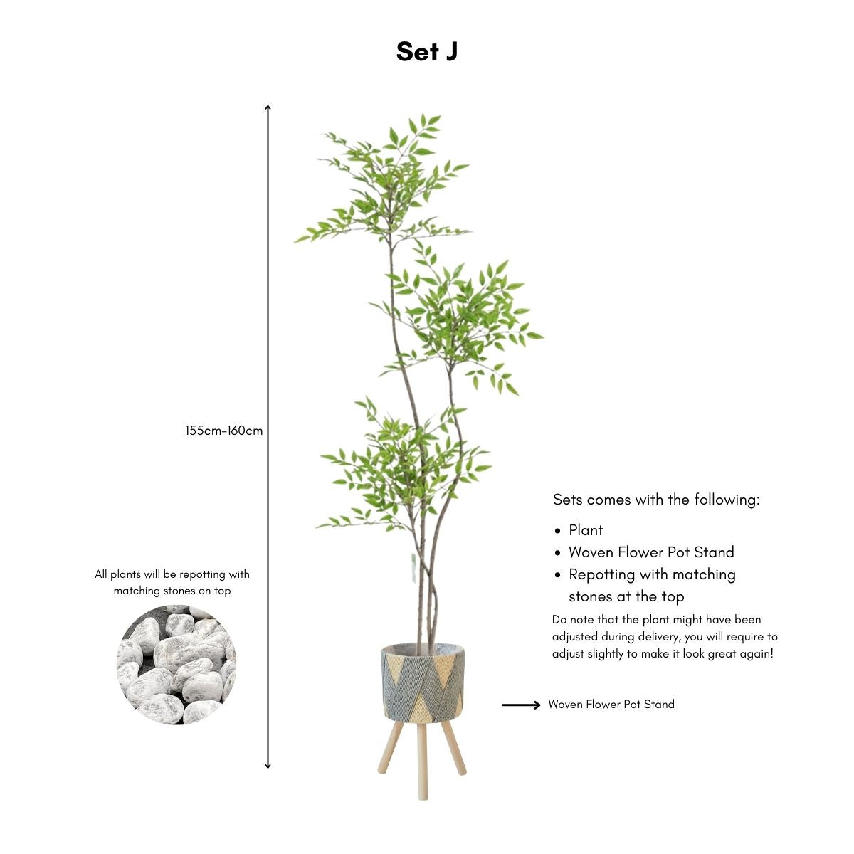 Faux Sky Bamboo Plant