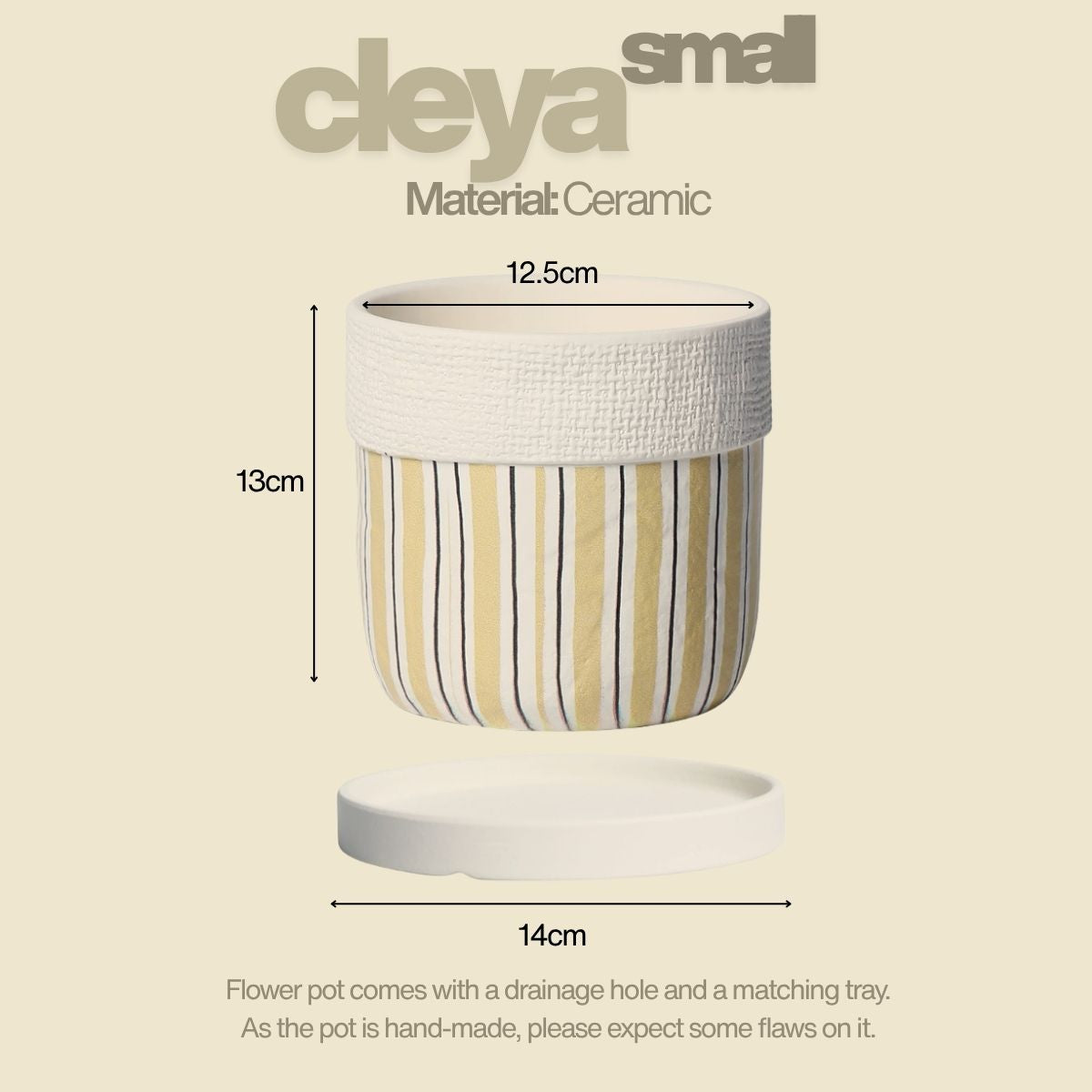 Minimalist Designed Ceramic Flower Pot