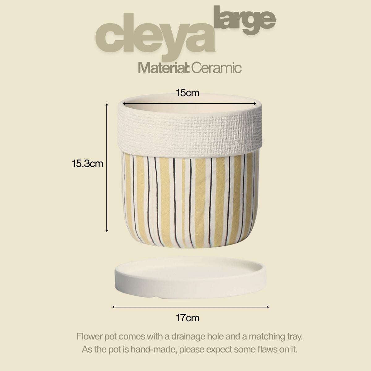 Minimalist Designed Ceramic Flower Pot