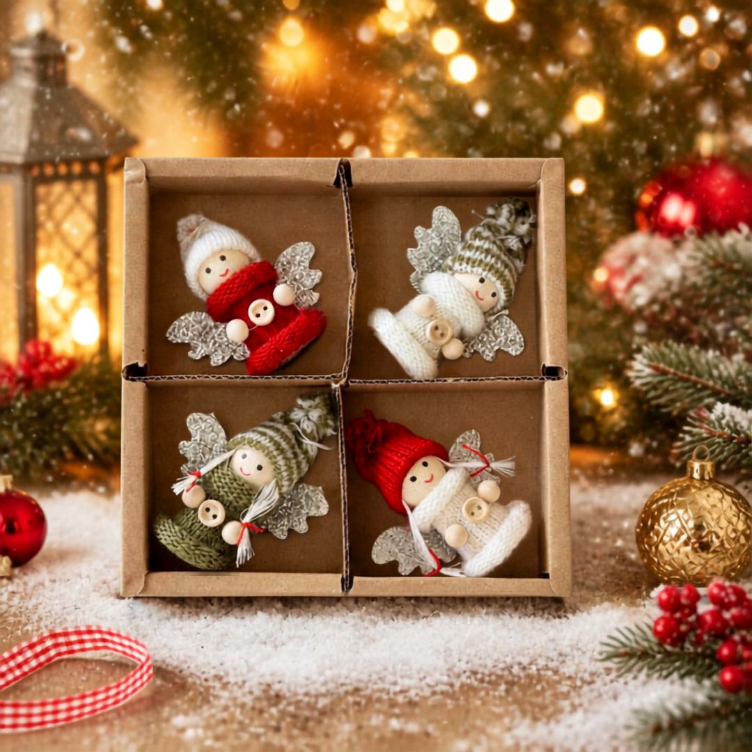 Little White Angel Christmas Tree Ornament