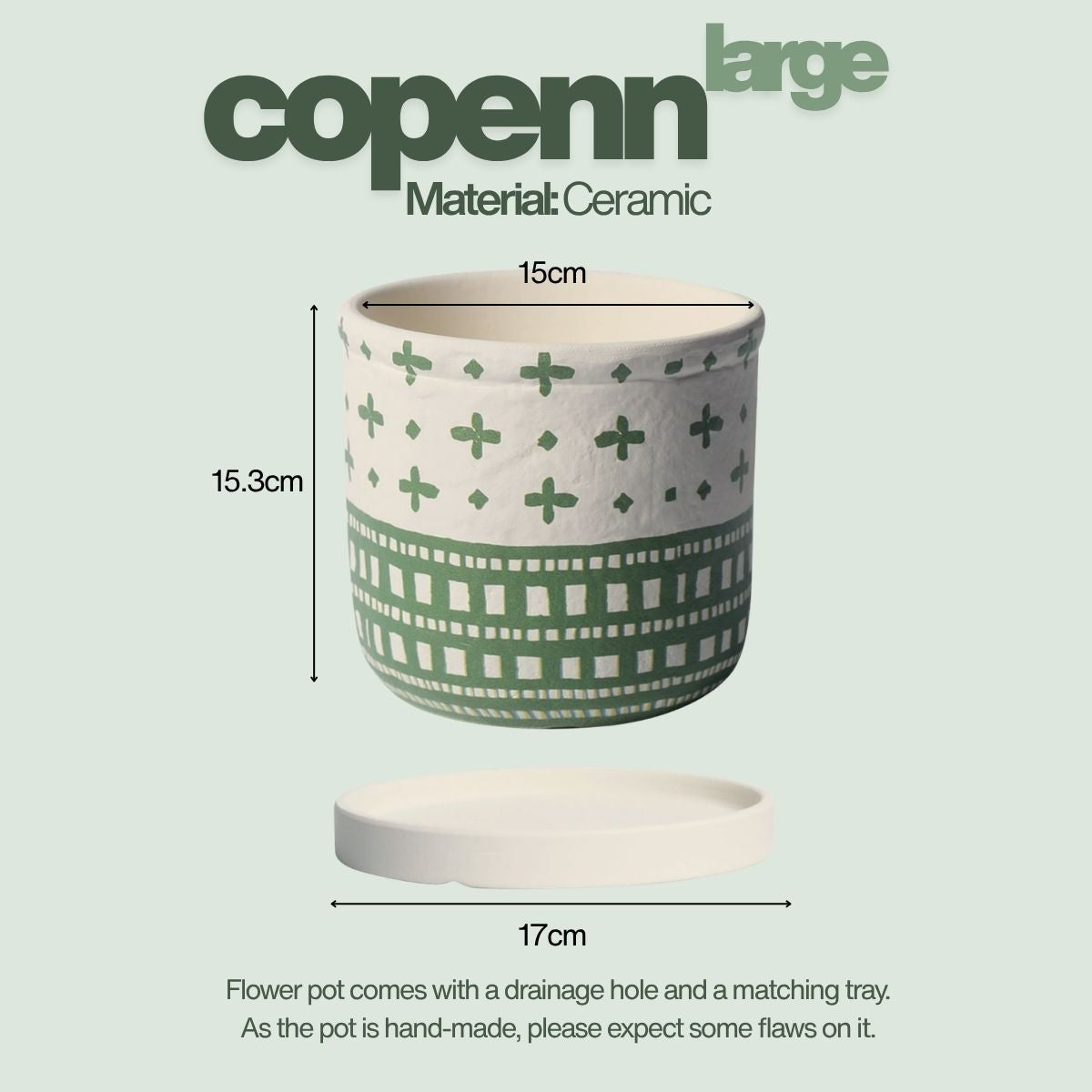 Minimalist Designed Ceramic Flower Pot
