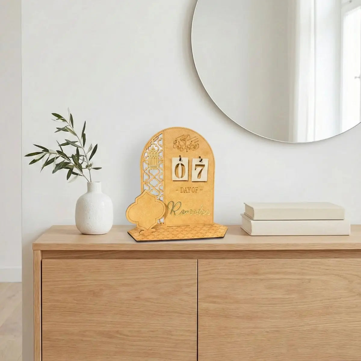 Ramadan Calendar Table DIsplay Speckled Space