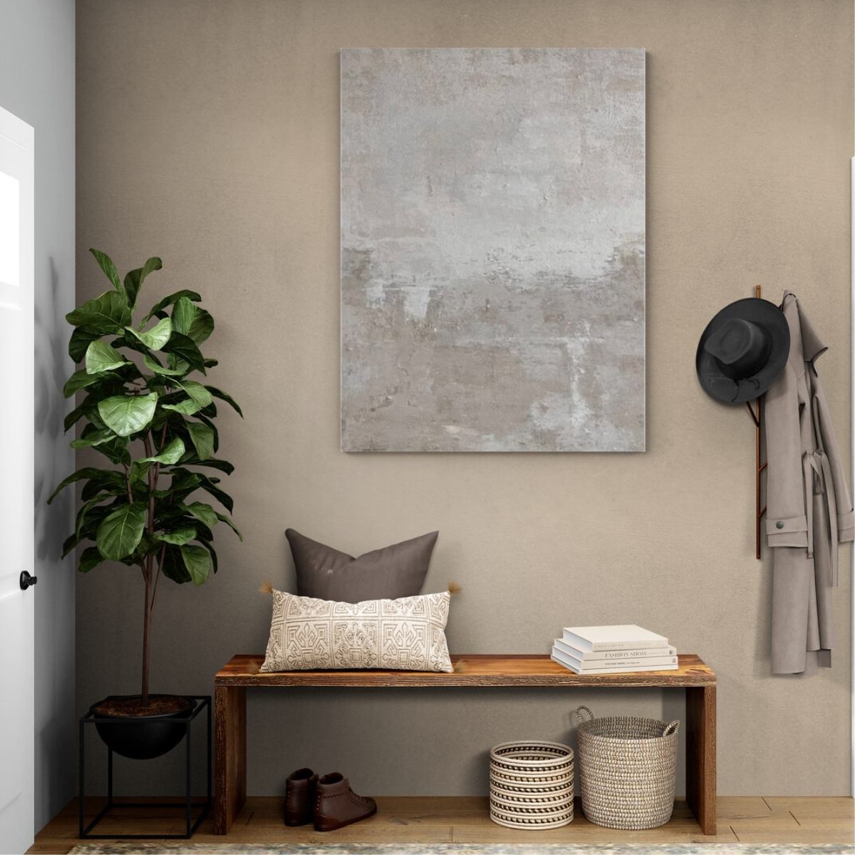 Jevoto Hand-Painted Wall Art