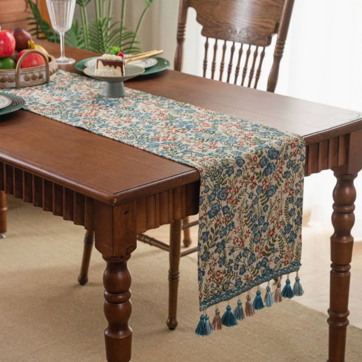 Flytn Floral Table Runner