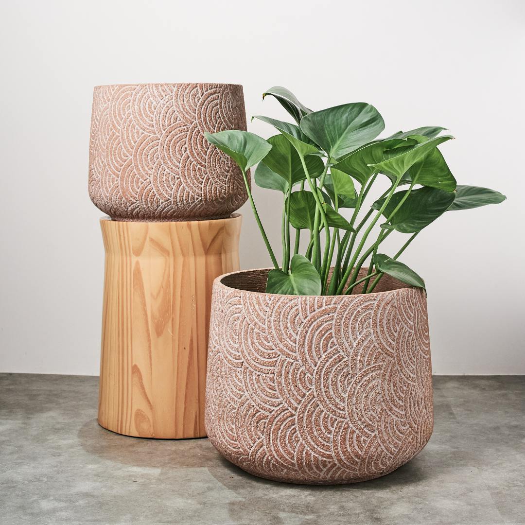 Pylota Concrete Flower Pot - Q