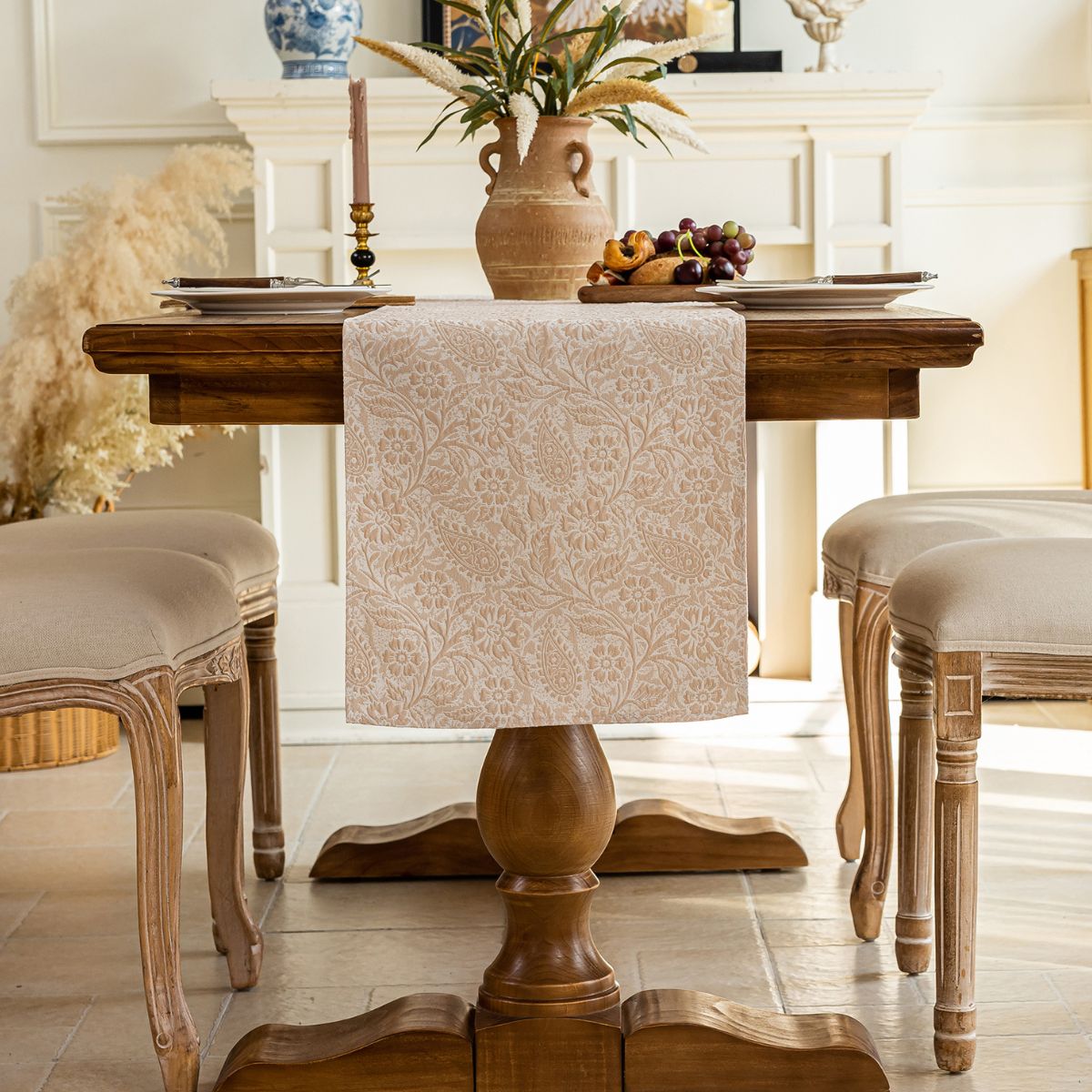 Claytone Beige Table Runner