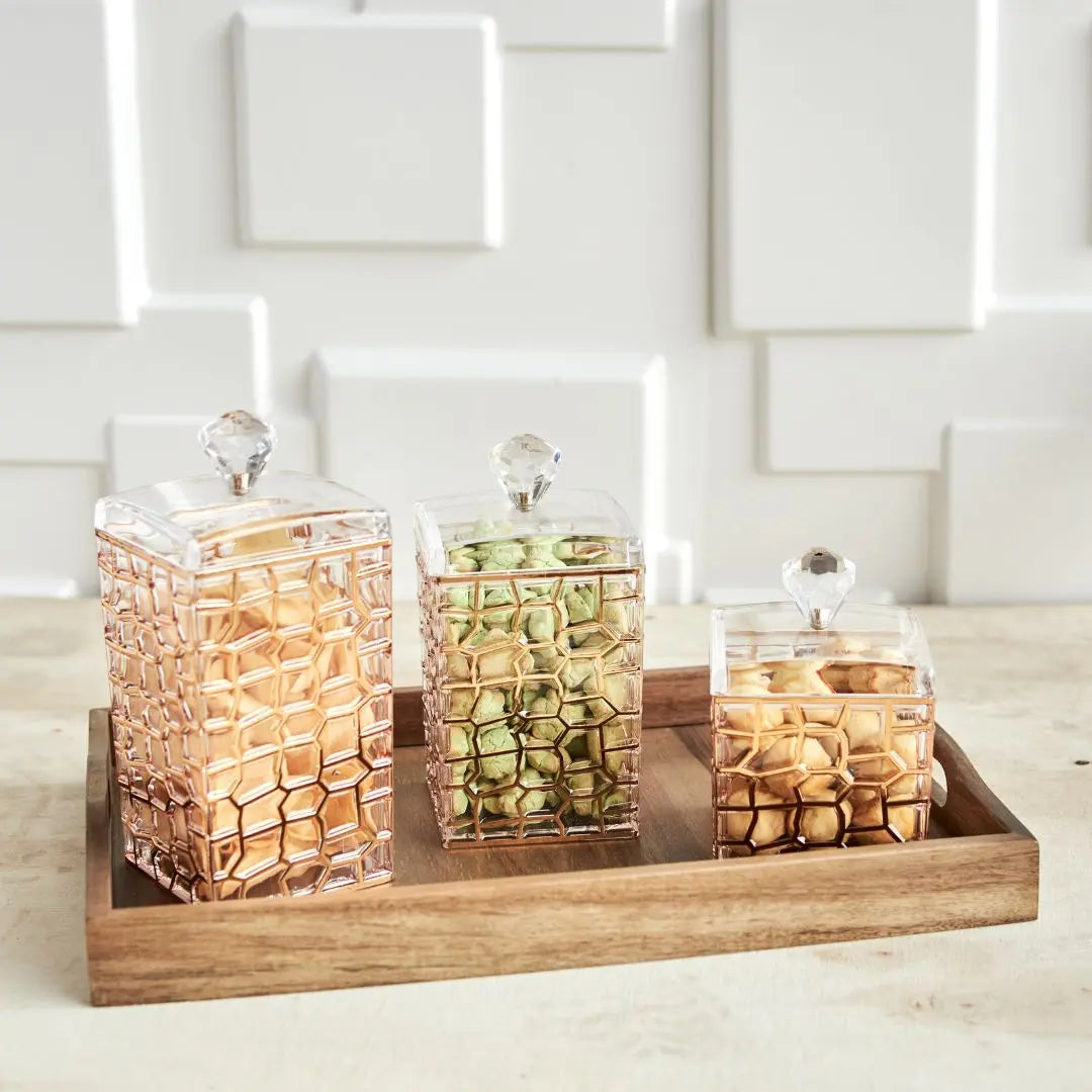 Dolce Acrylic Canister-Speckled Space