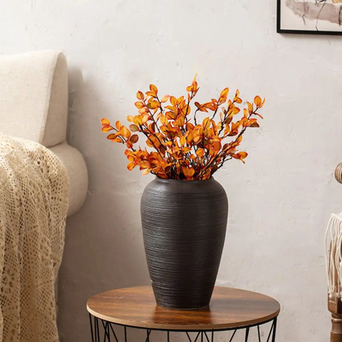 Pilea Ceramic Decorative Vase-Speckled Space