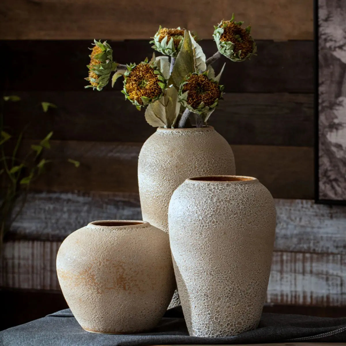 Espane Ceramic Decorative Vase-Speckled Space