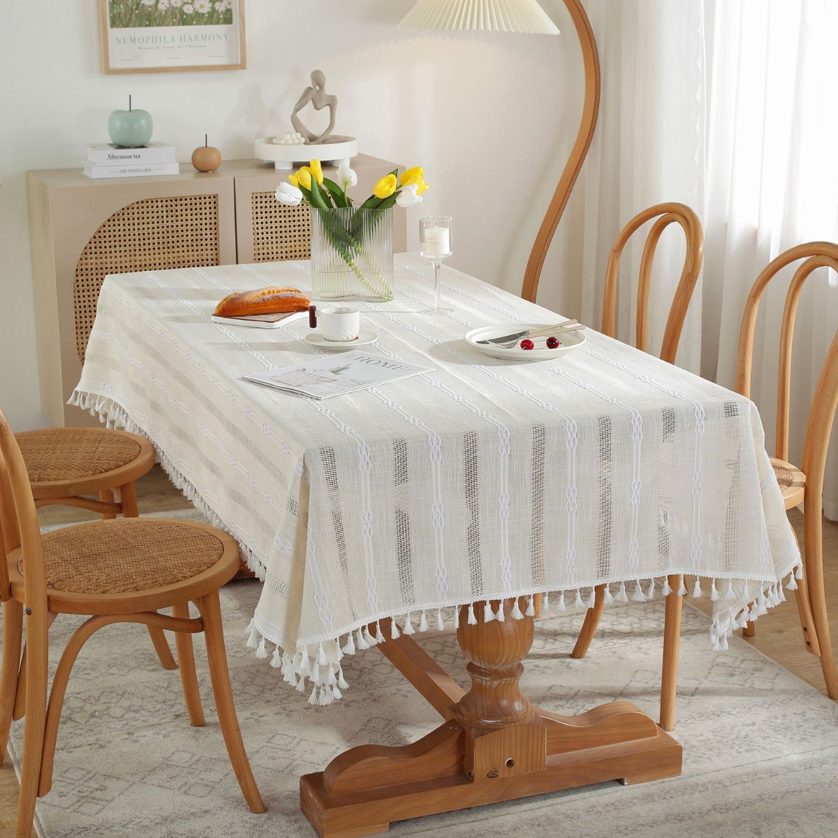 Claire Cream Table Cloth My Store