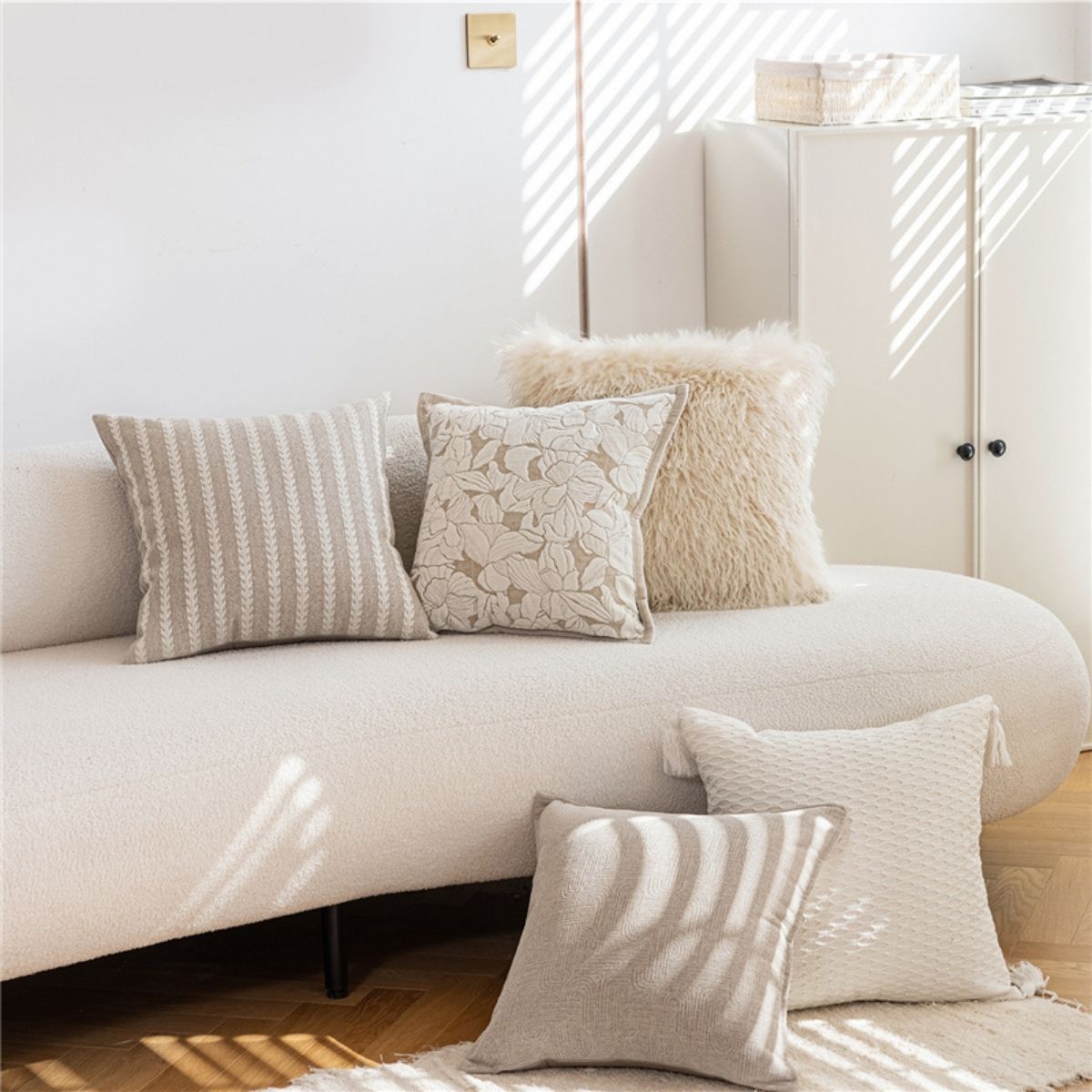 Edison Cream Cushion Cover D