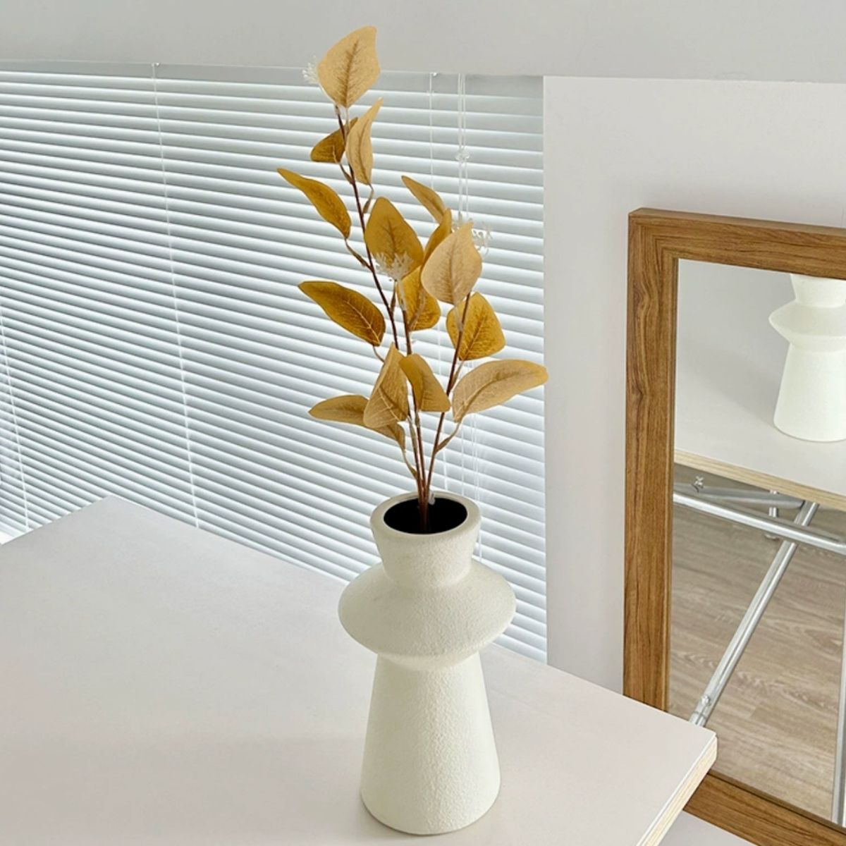 Faux Apple Leaf Foliage - Orange