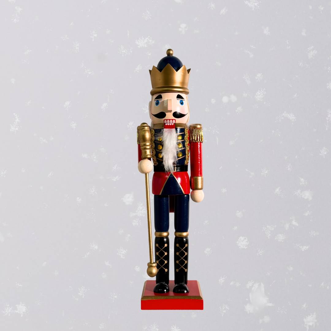 Christmas Wooden Nutcracker Decorative Figurine Design M