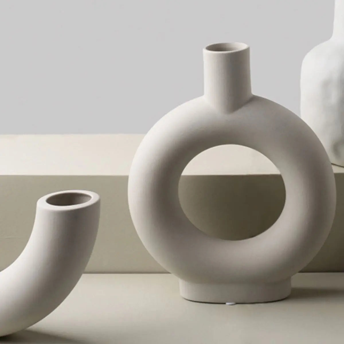 Barton Ceramic Decorative Vase-Speckled Space