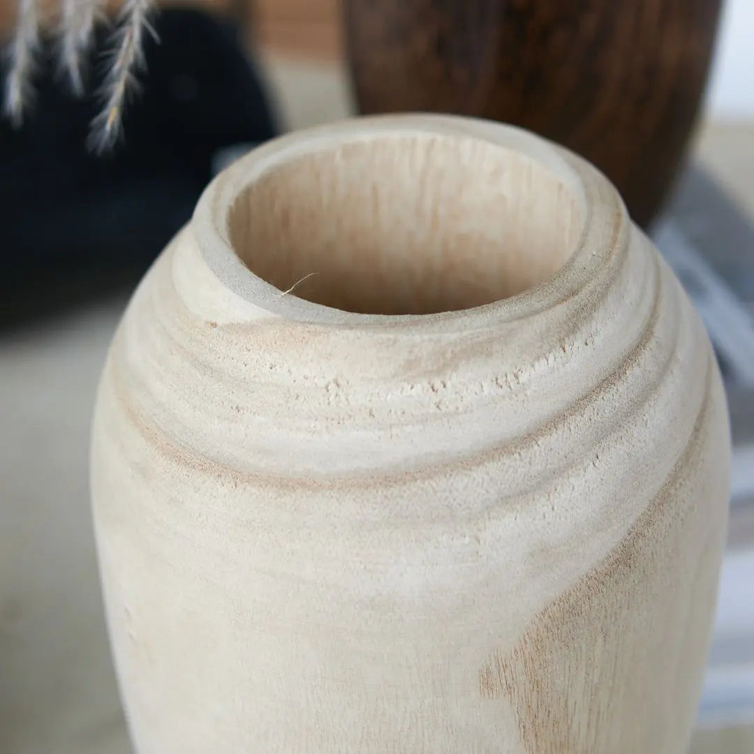 Locern Wooden Vase-Speckled Space