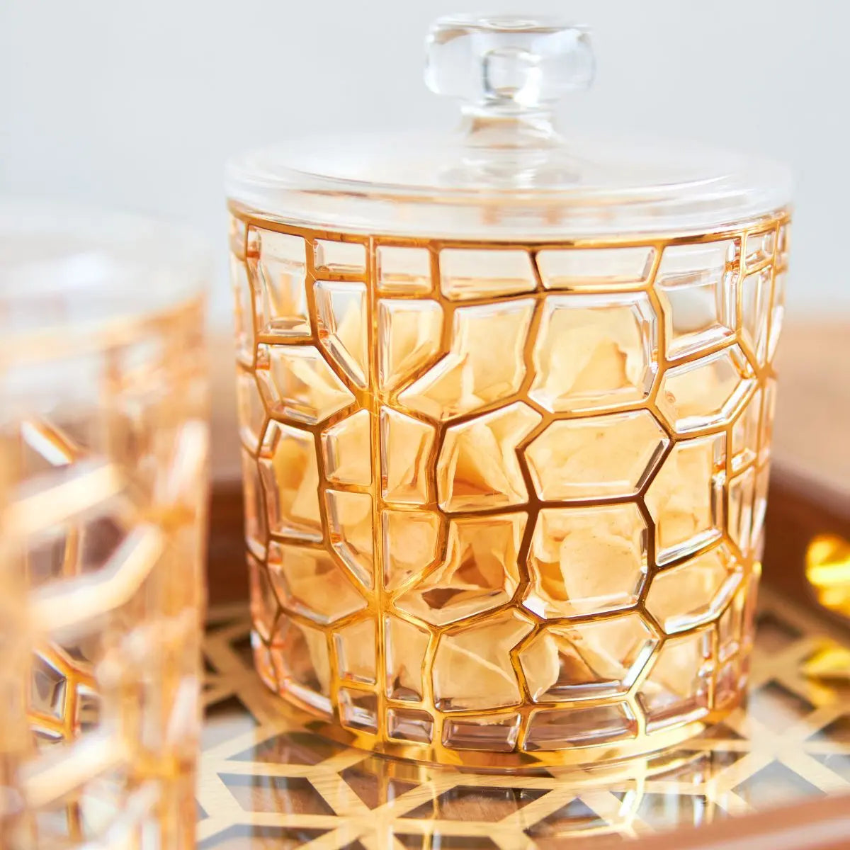 Farrah Air Tight Acrylic Canister Speckled Space