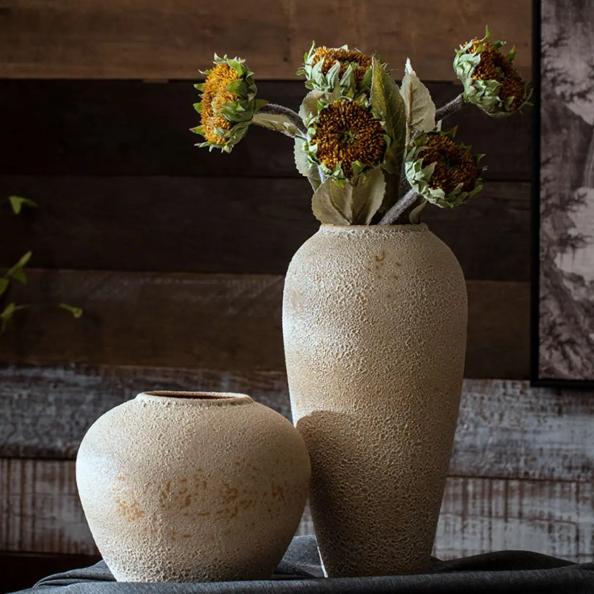 Espane Ceramic Decorative Vase-Speckled Space
