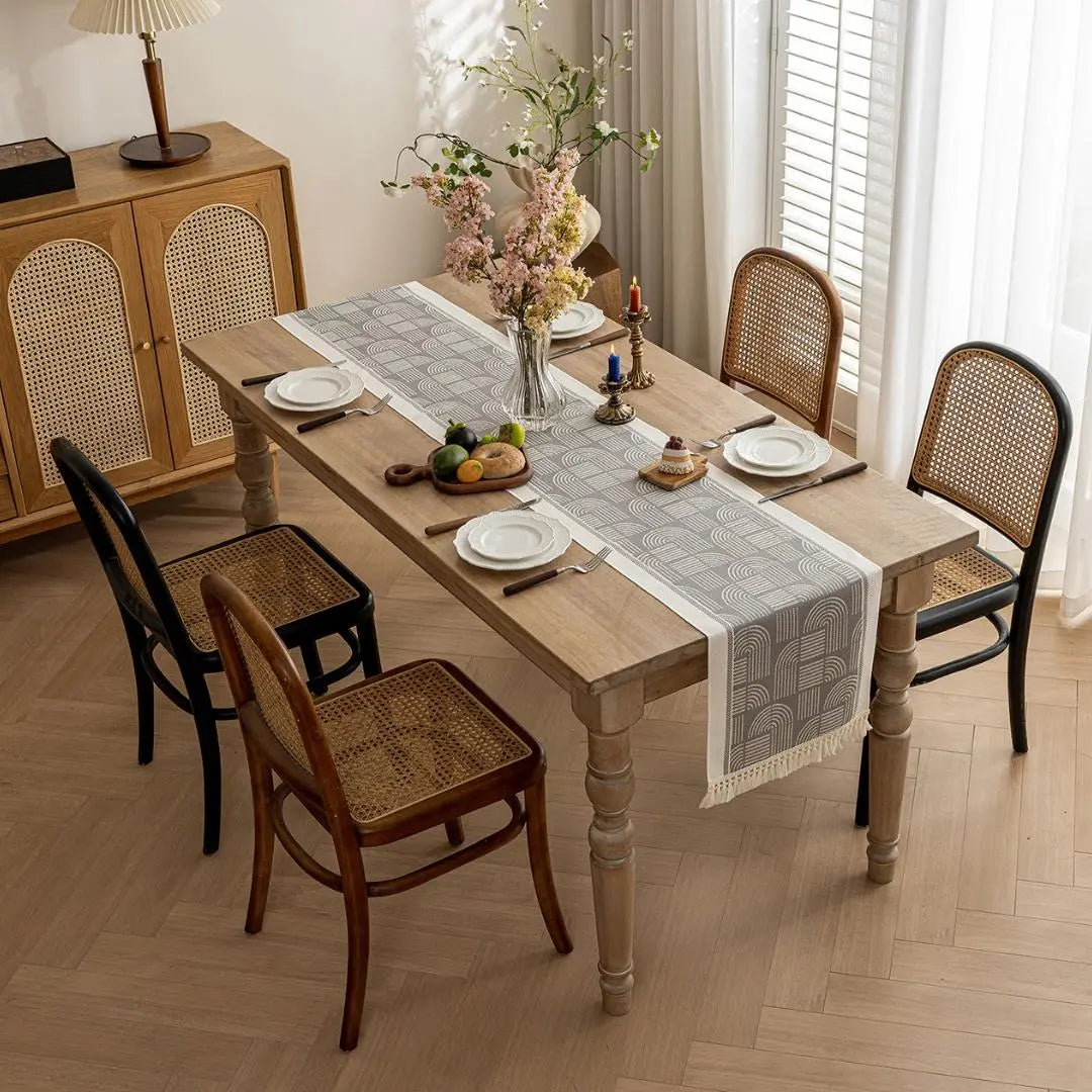 Loopey Water Resistant Table Runner-Speckled Space