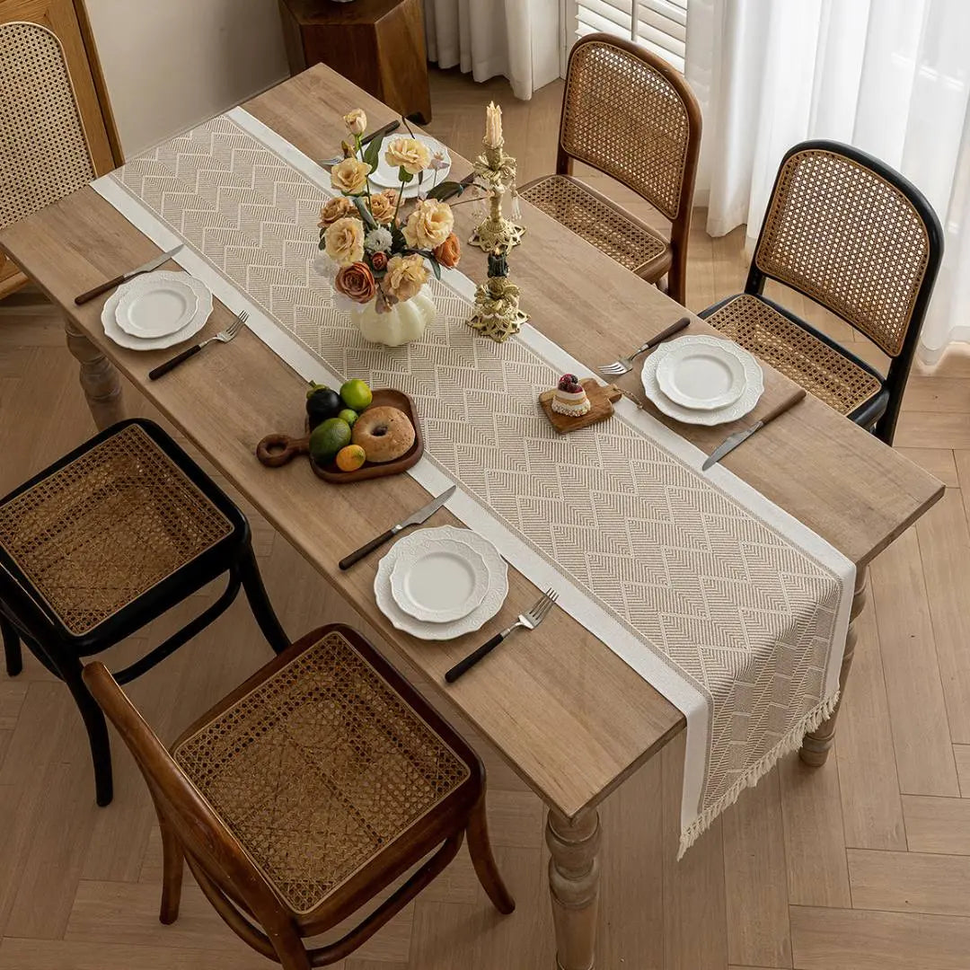 Lorile Water Resistant Table Runner-Speckled Space