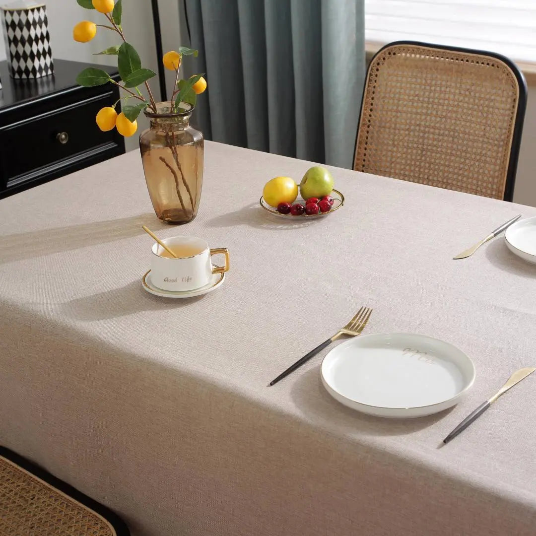 Tayte Water Resistant Table Cloth-Speckled Space