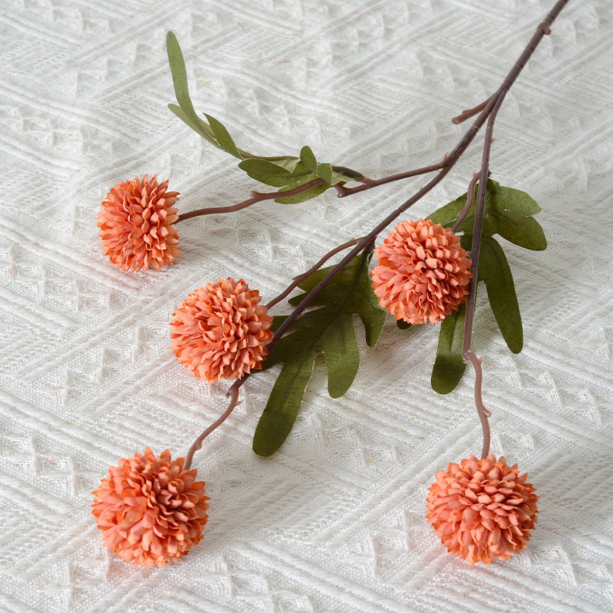 Artificial Shallot Flower - Orange