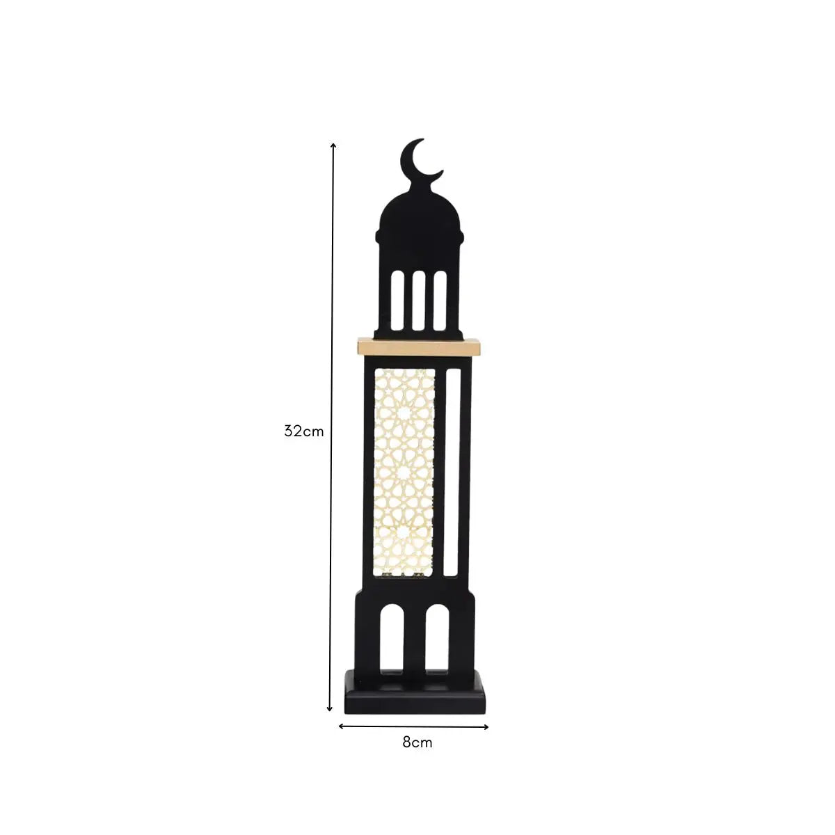 Crescent Mosque Table Decor Speckled Space