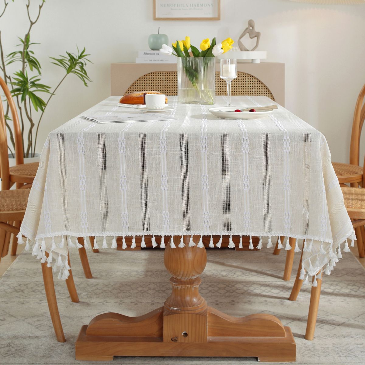 Claire Cream Table Cloth My Store