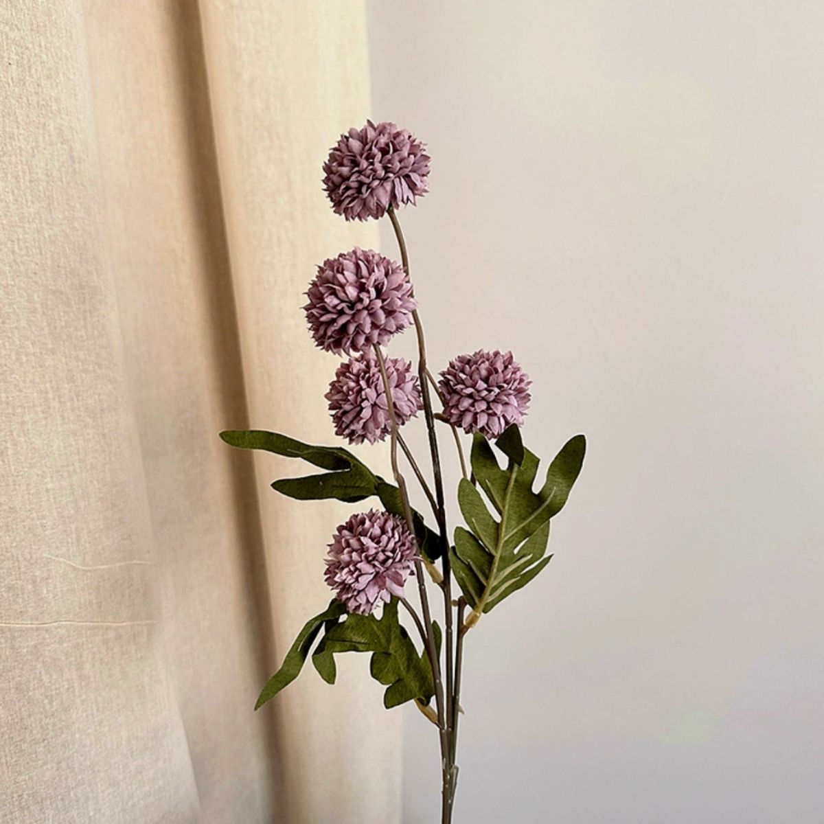 Faux Shallot Flower - Rustic Purple
