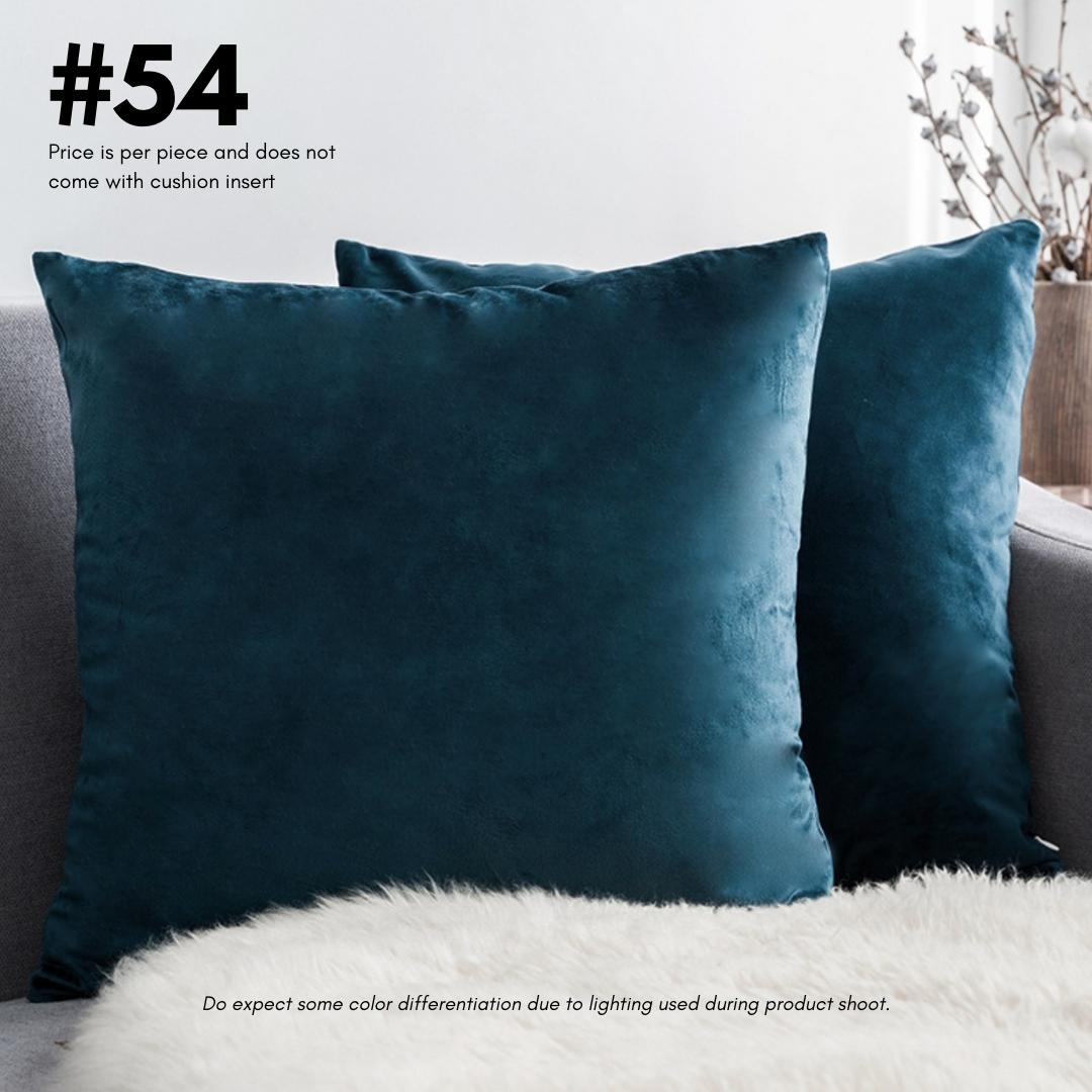 Vivian Solid Velvet Cushion Cover