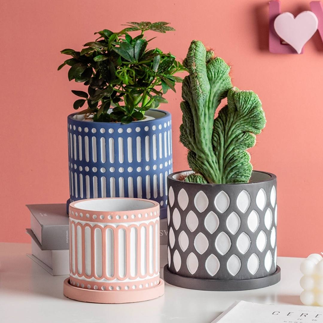 Dionne Concrete Flower Pot