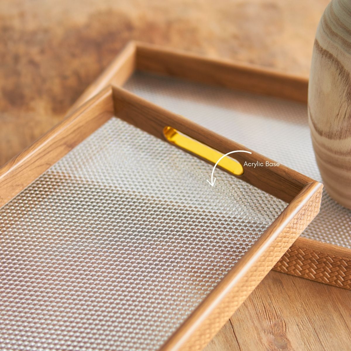 Kensington Acrylic Decorative Serving Tray