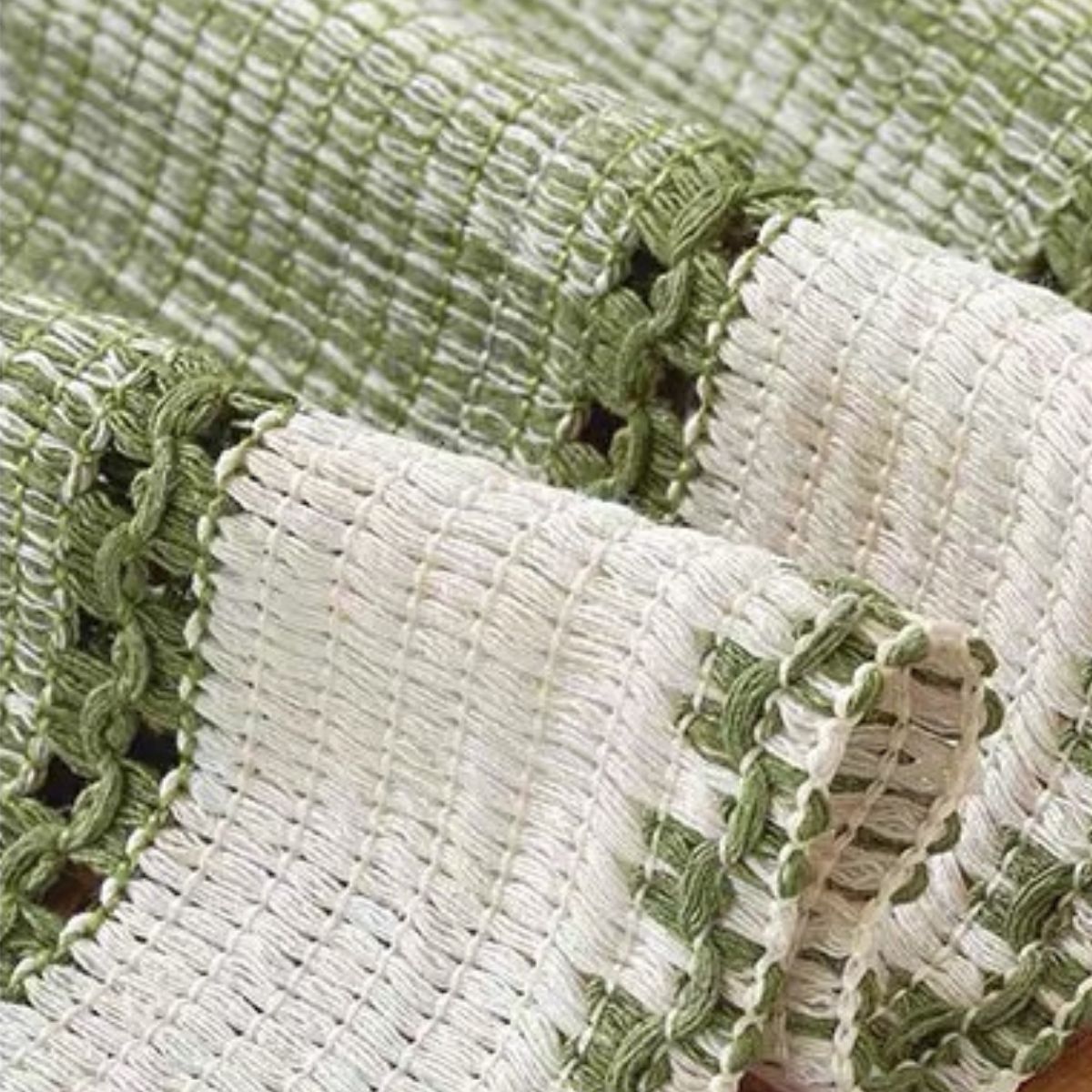 Emberloom Green Table Runner