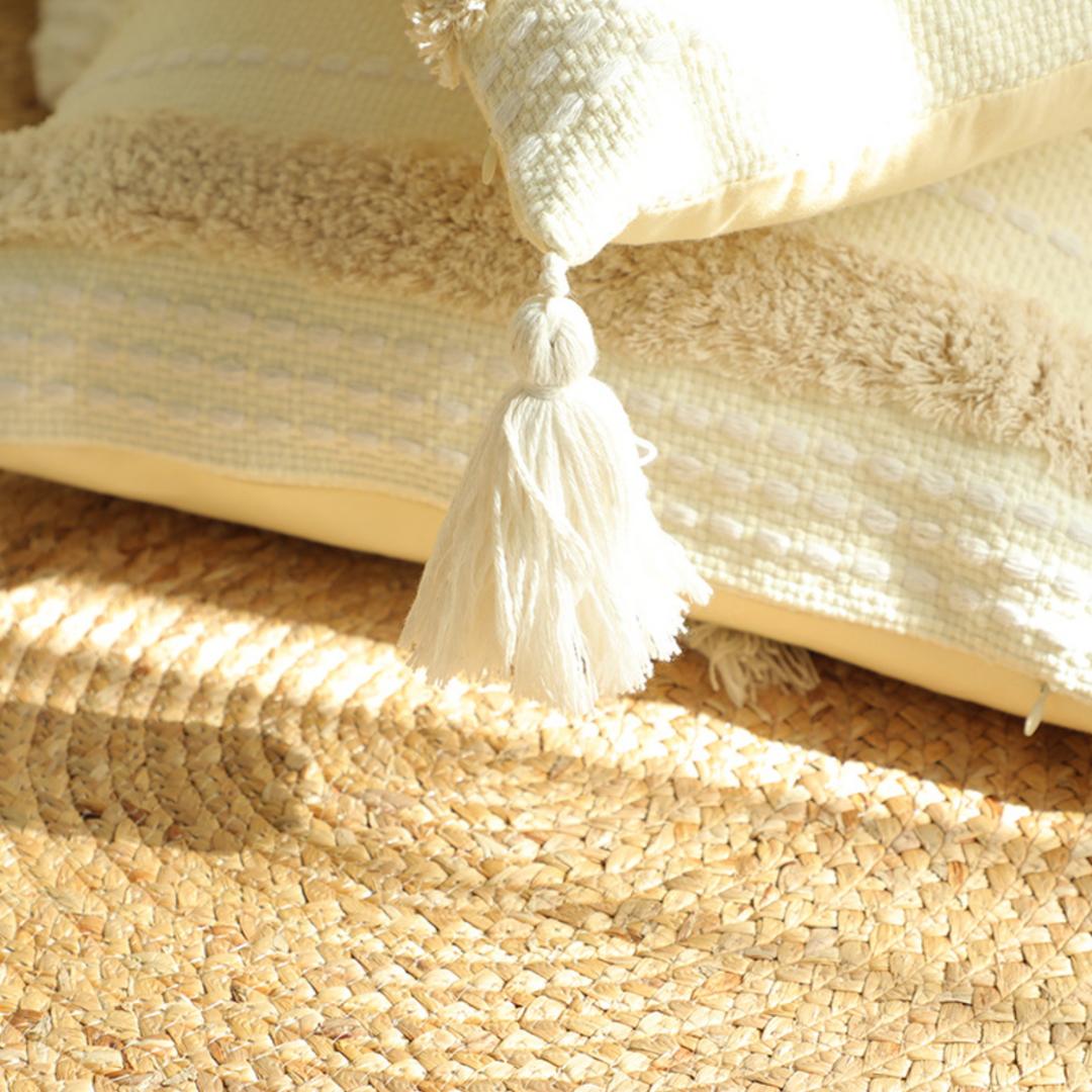 Tessa Tufted Tassel Decor Cushion Cover