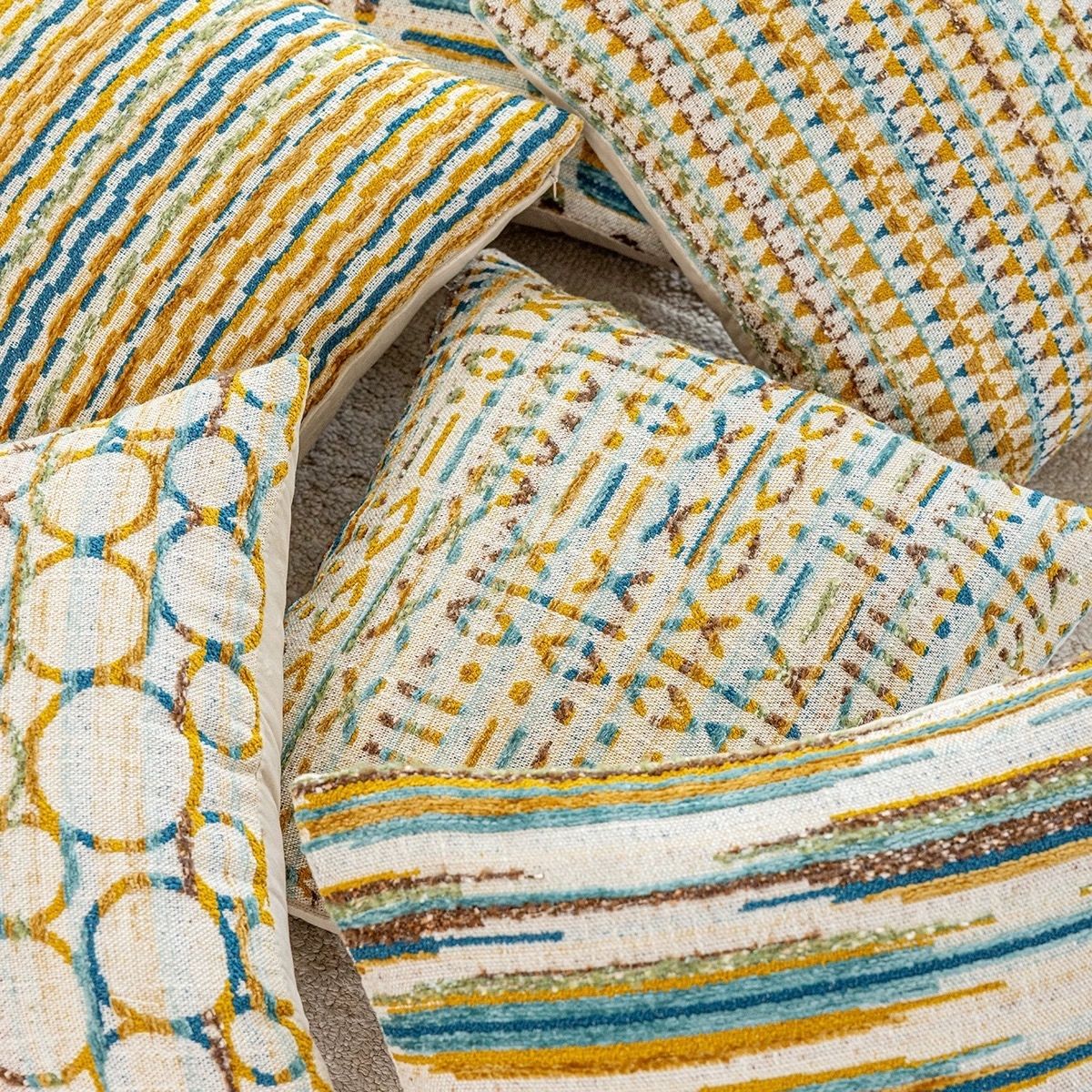 Yusvlen Yellow Cushion Cover F