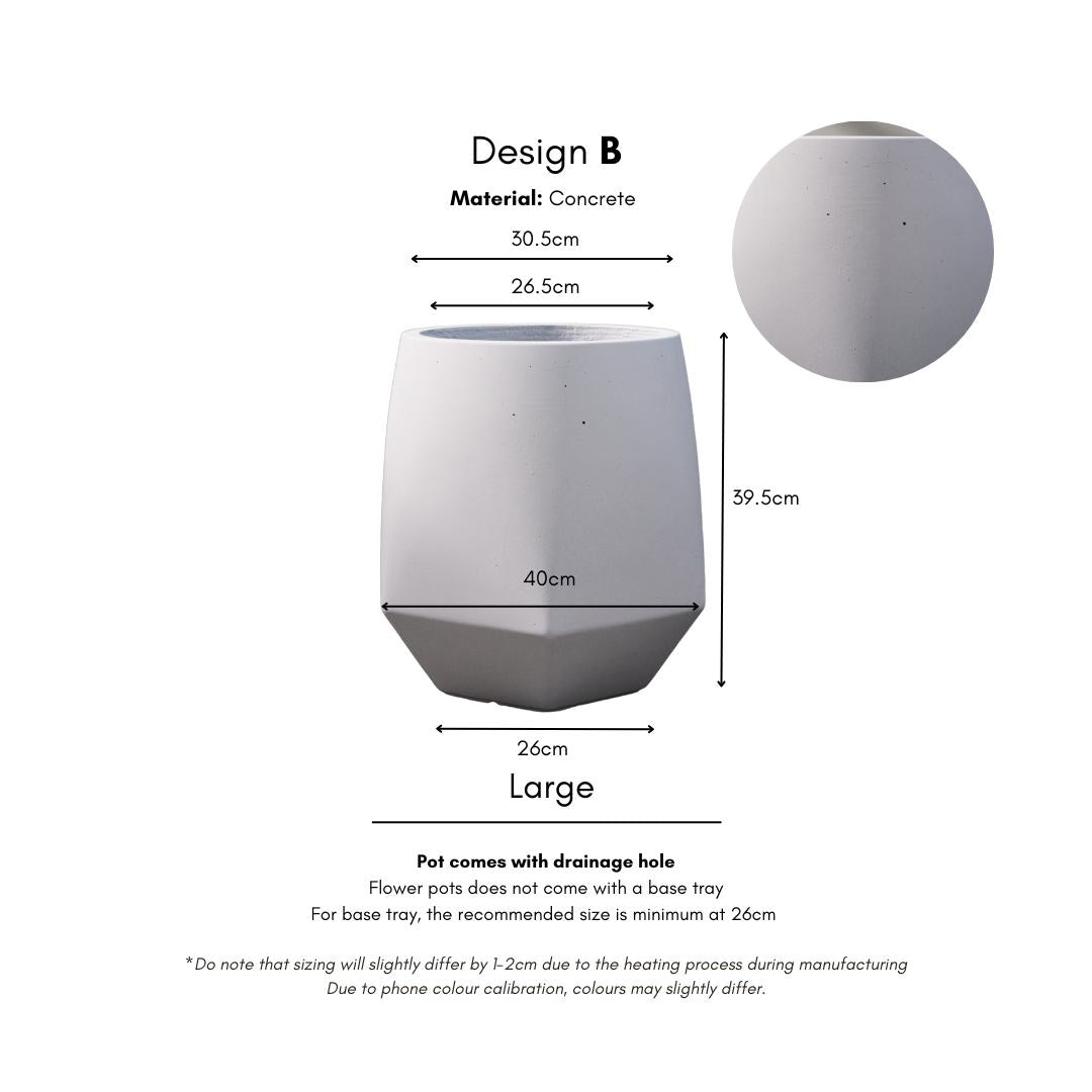 Pylota Concrete Flower Pot
