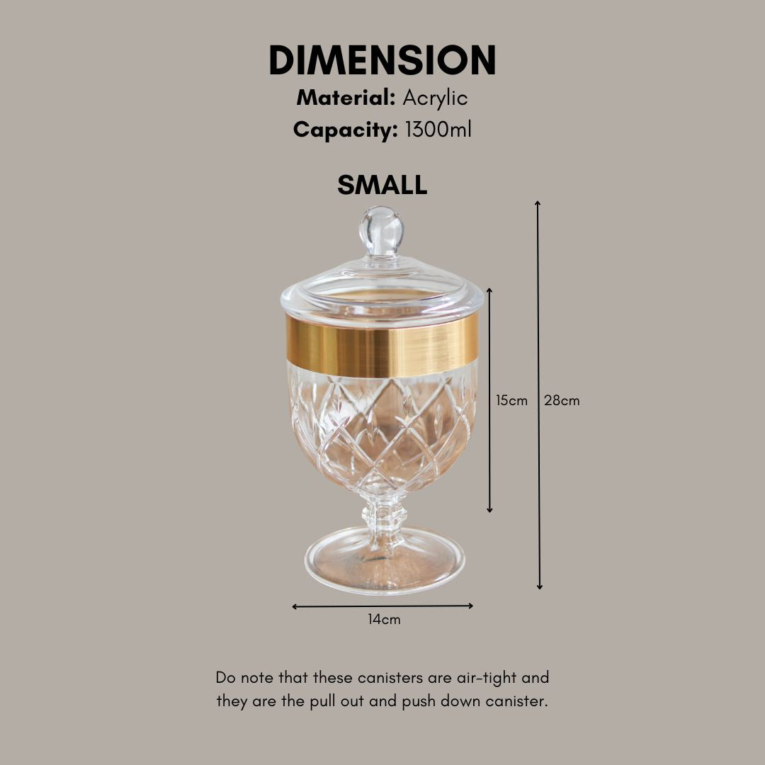 Hibernia Air Tight Acrylic Candy Jar