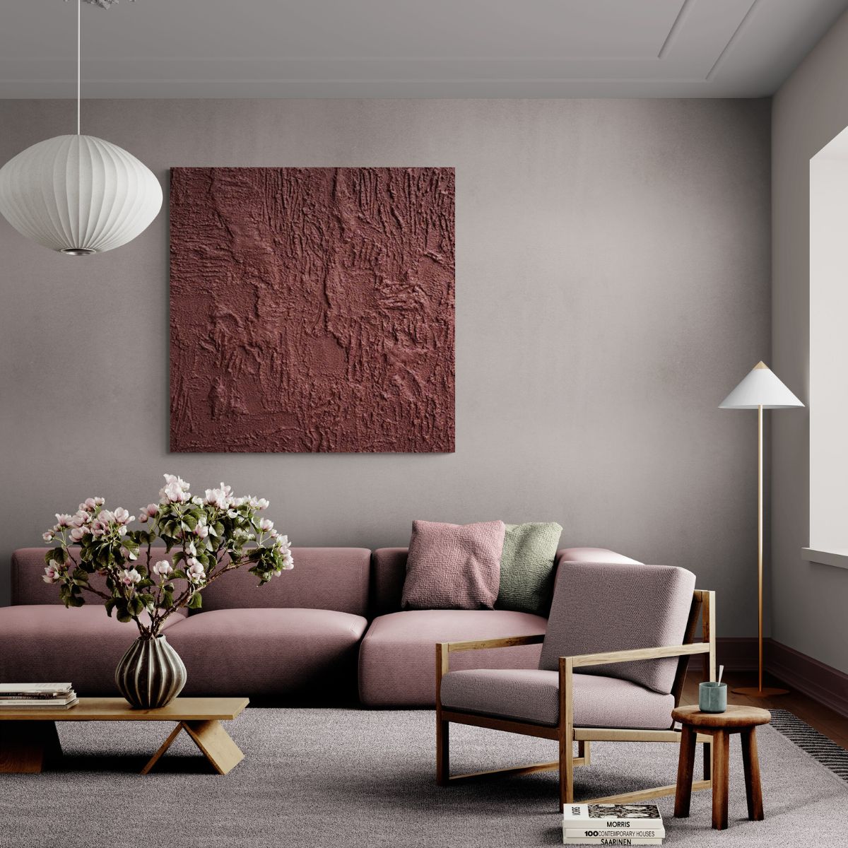 Pilao Hand-Painted Wall Art