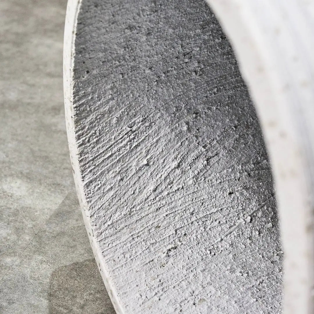 Pylota Concrete Flower Pot - N Large Outdoor Flower Pot Speckled Space
