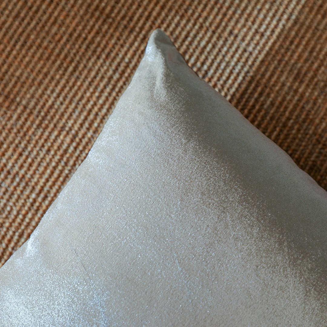 Gold & Silver Solid Colour Cushion Cover