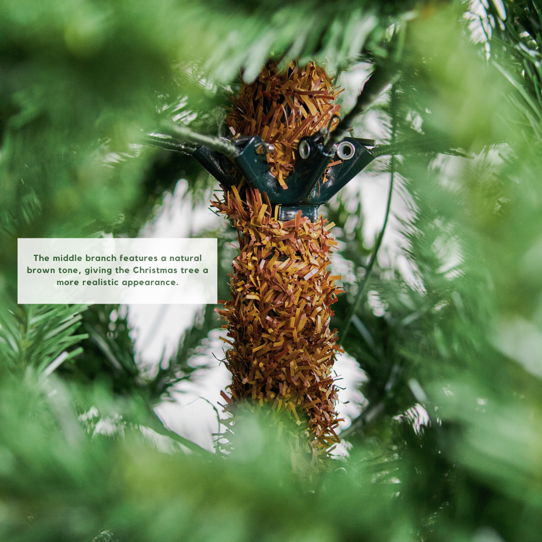 Natale Fraser Fir Faux Built-in LED Lights Christmas Tree-Speckled Space