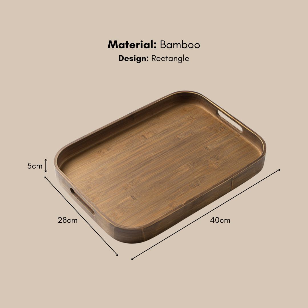 Nigel Bamboo Decorative Serving Tray
