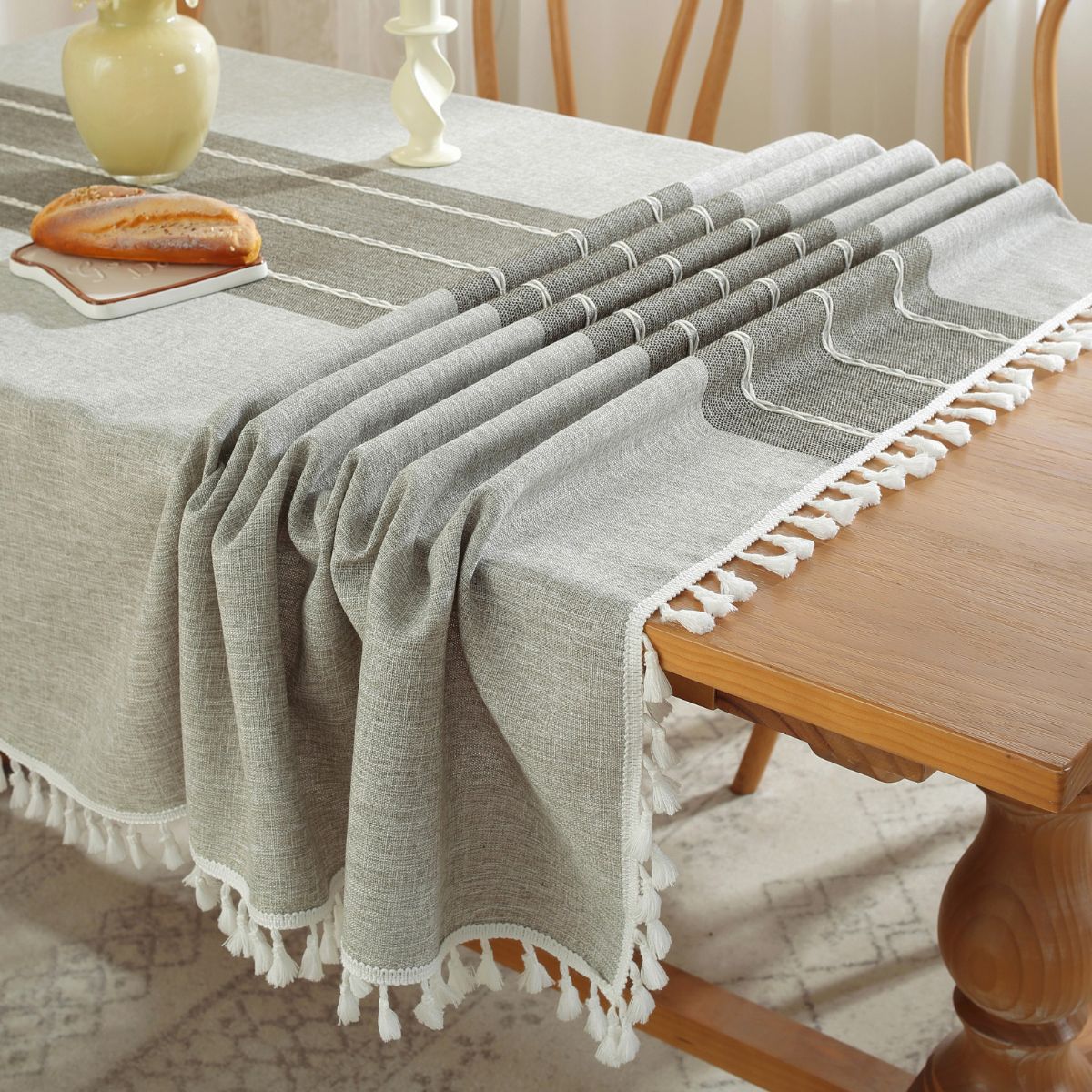 Stellov Grey Table Cloth My Store