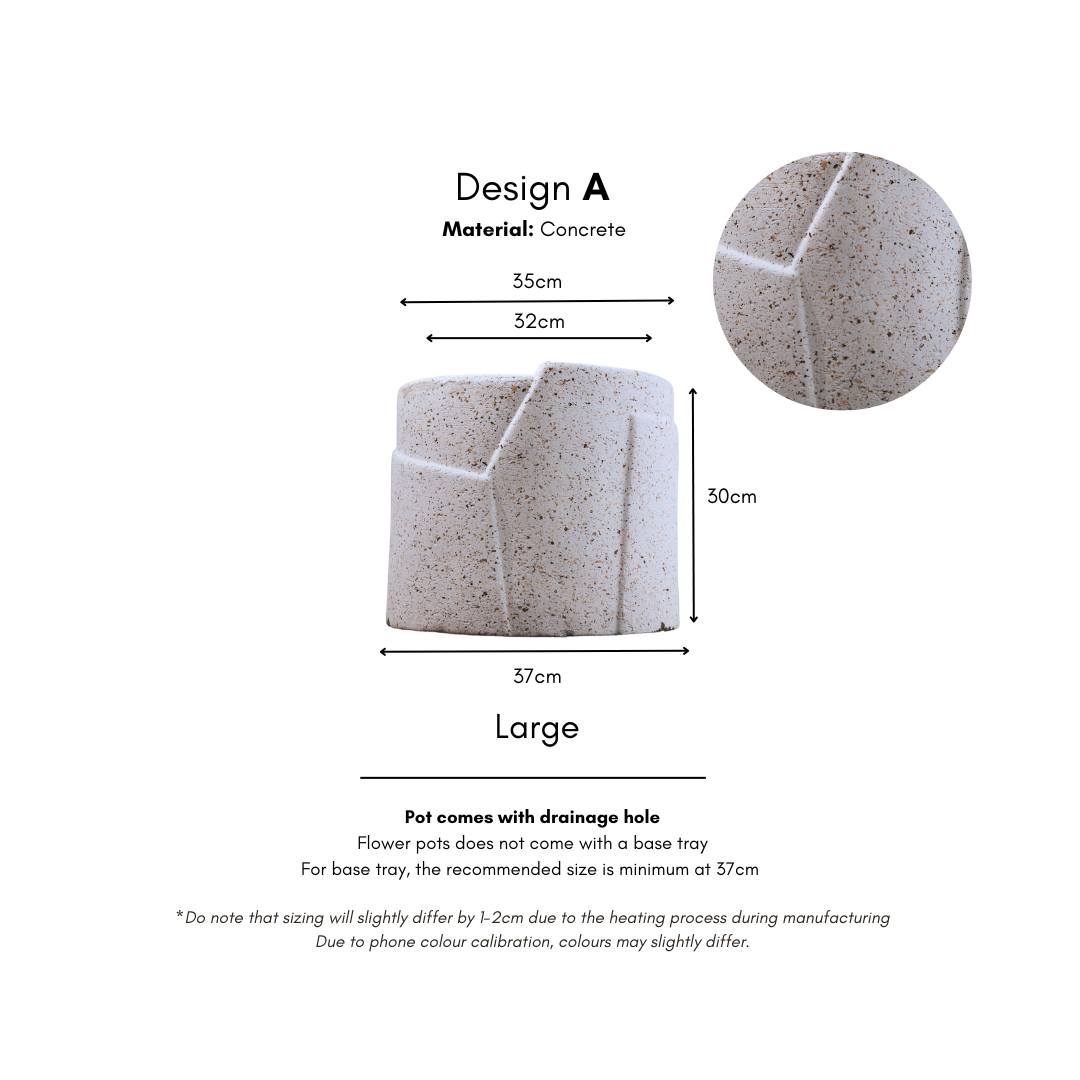 Pylota Concrete Flower Pot
