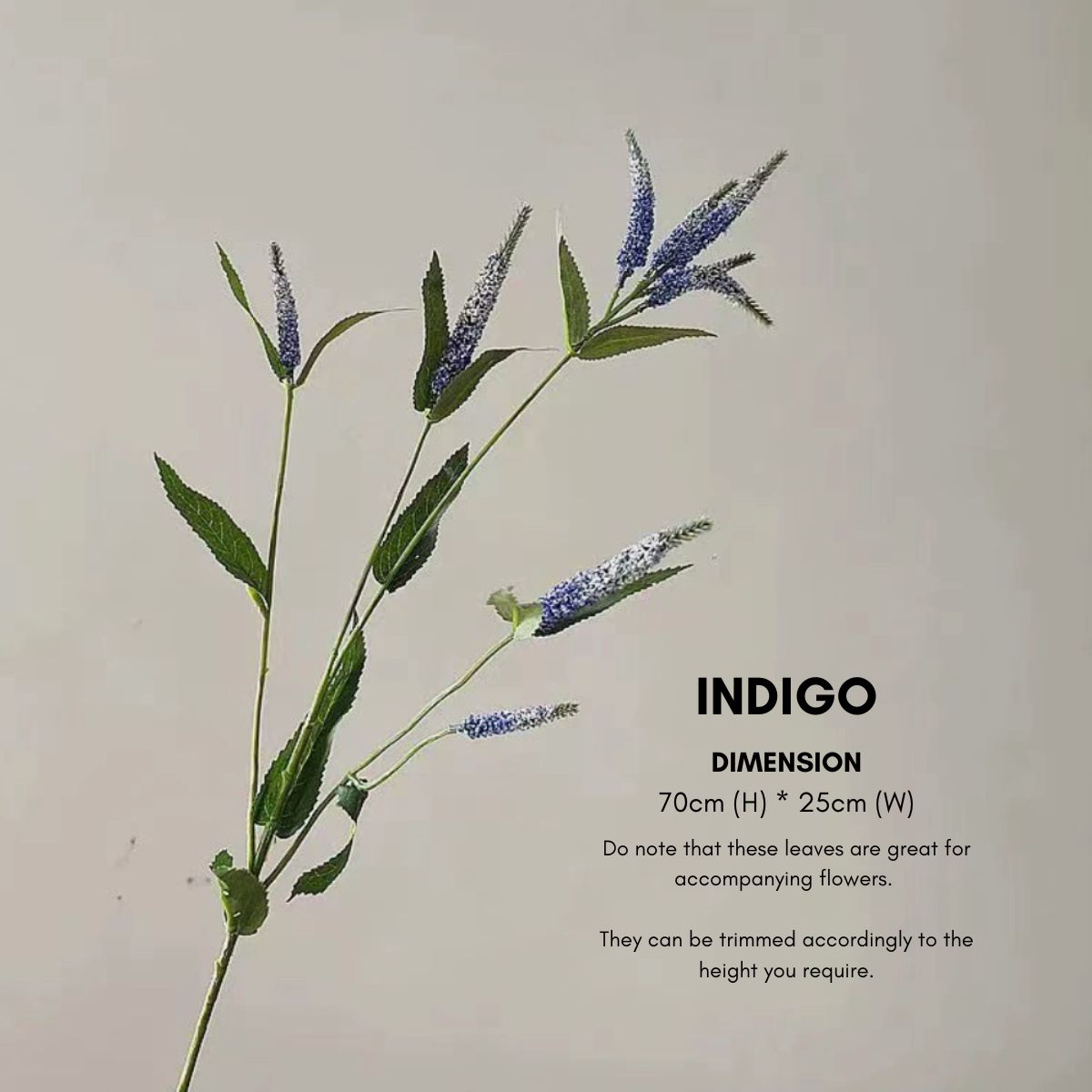 Artificial Lavender Sage Leaves