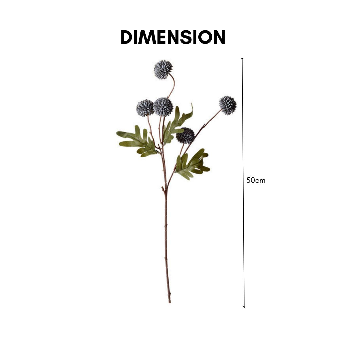 Artificial Shallot Flower - Lilac