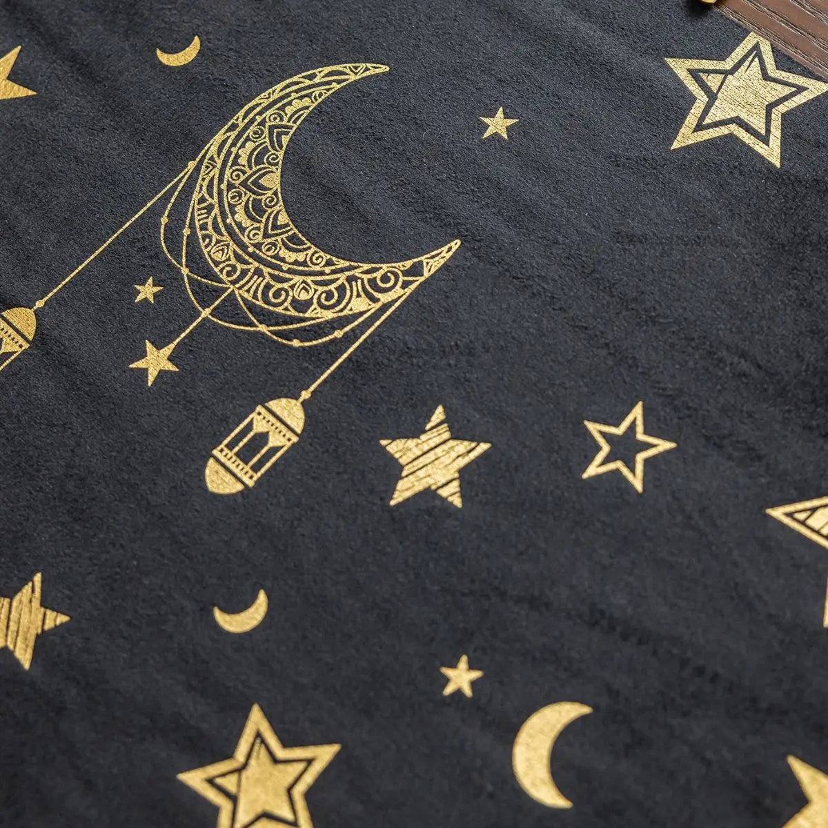 The Raya Black Table Runner My Store
