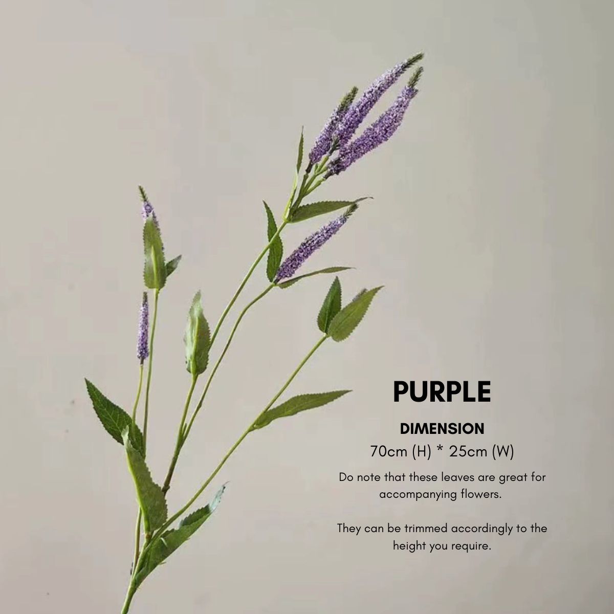Artificial Lavender Sage Leaves