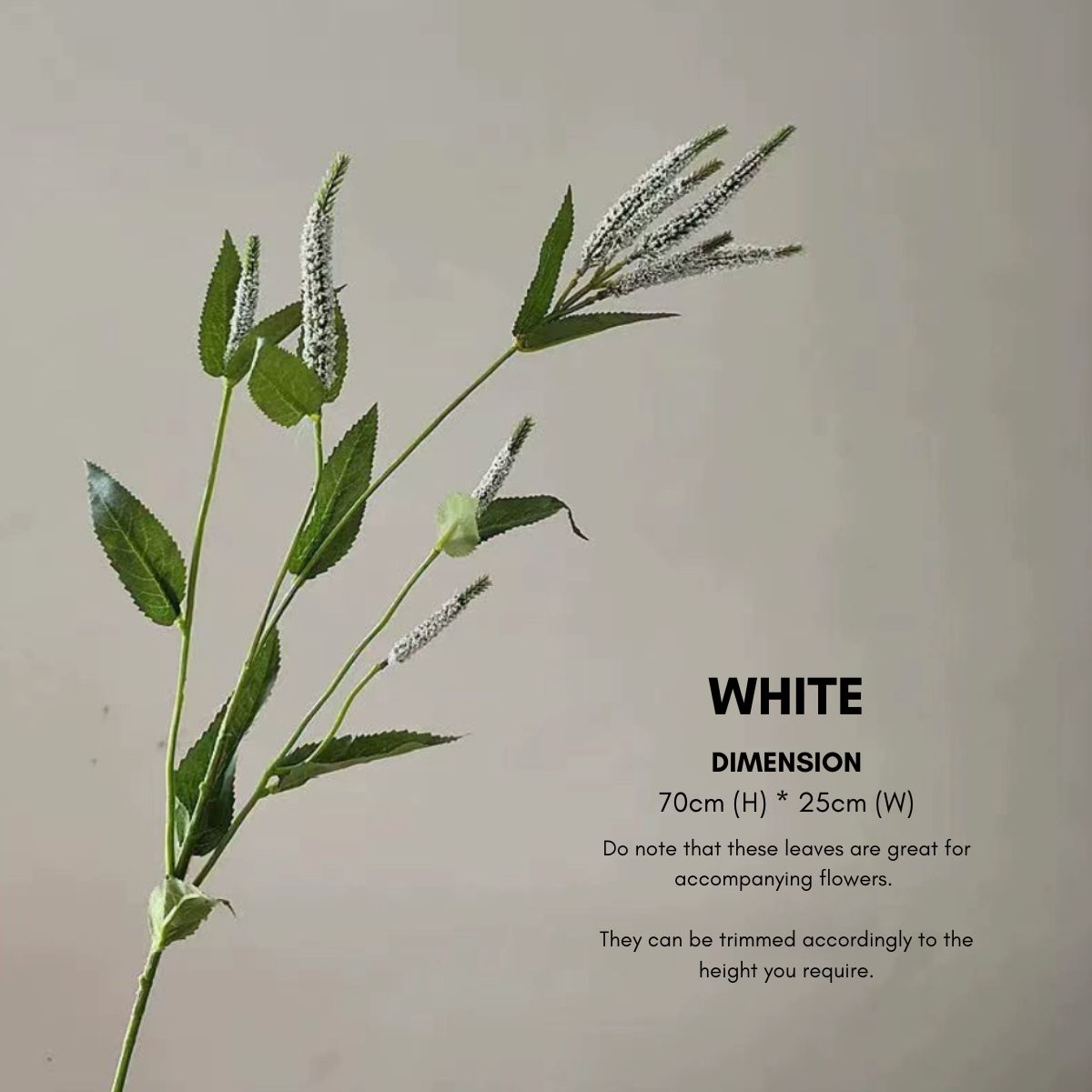 Artificial Lavender Sage Leaves